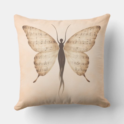Butterfly Human Form クッション (裏面)