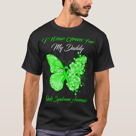 Butterfly I衣服グリーンfor My Daddy Kabuki Syndrom Tシャツ (正面)