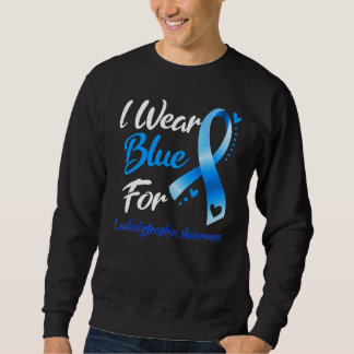 Butterfly I Wear Blue For Leukodystrophies Awarene スウェットシャツ