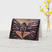 Butterfly III夫人の挨拶状 カード (黄色い花)