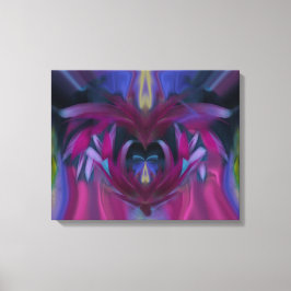 Butterfly in the Cornflowers No 3ポスター キャンバスプリント