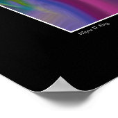 Butterfly in the Cornflowers No 3ポスター ポスター (角)