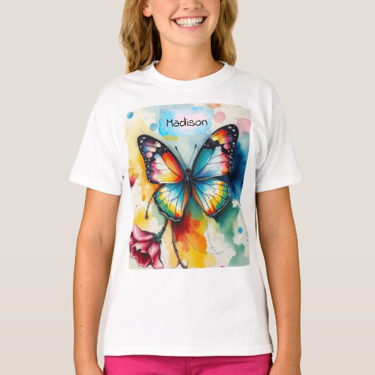 Butterfly Ink Customizable Tシャツ (正面)