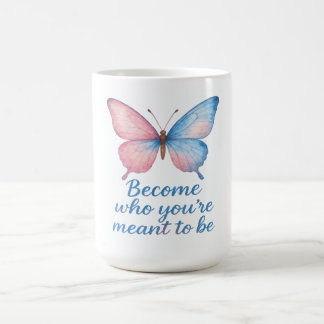Butterfly Inspirational Candle Label  コーヒーマグカップ