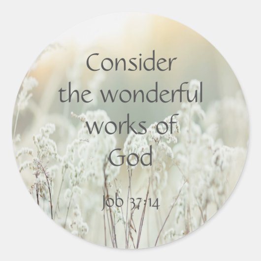 Butterfly Inspirational Quote Garden Flowers Class ラウンドシール (正面)