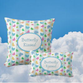Butterfly Kisses Personalized  クッション