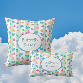 Butterfly Kisses Personalized  クッション