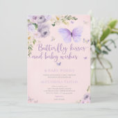 Butterfly Kisses Wishes spring summer fall winter 招待状 (スタンド正面)