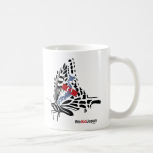Butterfly&Koiの蝶と鯉 コーヒーマグカップ