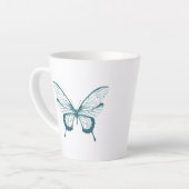 Butterfly Latte Mug カフェラテマグ (左アングル)