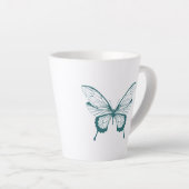 Butterfly Latte Mug カフェラテマグ (右アングル)