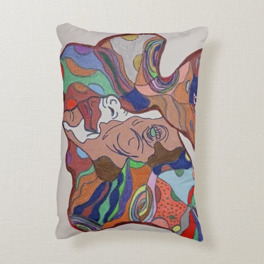 Butterfly Leaf Accent Pillow アクセントクッション (裏面(縦))