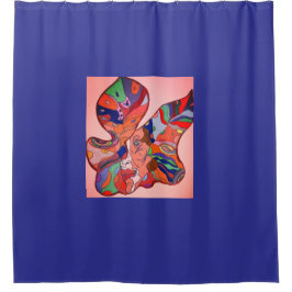 Butterfly Leaf Portrait シャワーカーテン