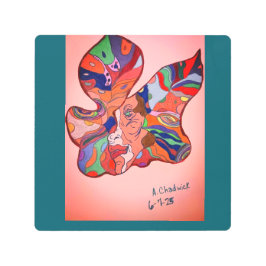 Butterfly Leaf Portrait Metal Print メタルプリント