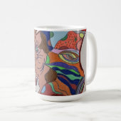 Butterfly Leaf Portrait Mug コーヒーマグカップ (正面右)