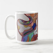 Butterfly Leaf Portrait Mug コーヒーマグカップ (左)