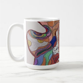 Butterfly Leaf Portrait Mug コーヒーマグカップ