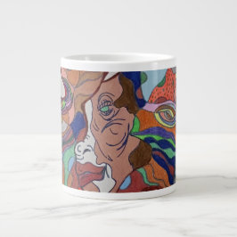 Butterfly Leaf Portrait Specialty Mug ジャンボコーヒーマグカップ