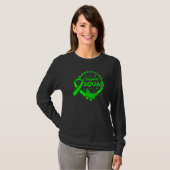 Butterfly Lymphoma Support Squad Matching Green Ri Tシャツ (正面フル)