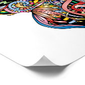 Butterfly Mandala ポスター (角)