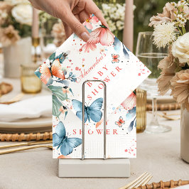 Butterfly Meadow Baby Shower スタンダードカクテルナプキン