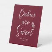 Butterfly Modern Minimal Babies Are Sweet 台座サイン (正面)