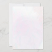 Butterfly Mommy or Daddy Baby Shower game 招待状 (裏面)