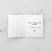  Butterfly Monarch Christmas Corporate Greeting シーズンカード (内部)