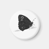 Butterfly Monochrome マグネット (正面)