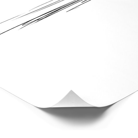 Butterfly Monochrome Print / Poster ポスター (コーナー)