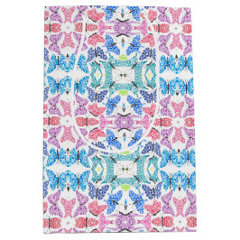 Butterfly Mosaic Gift Bag ミディアムペーパーバッグ