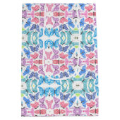 Butterfly Mosaic Gift Bag ミディアムペーパーバッグ (裏面)