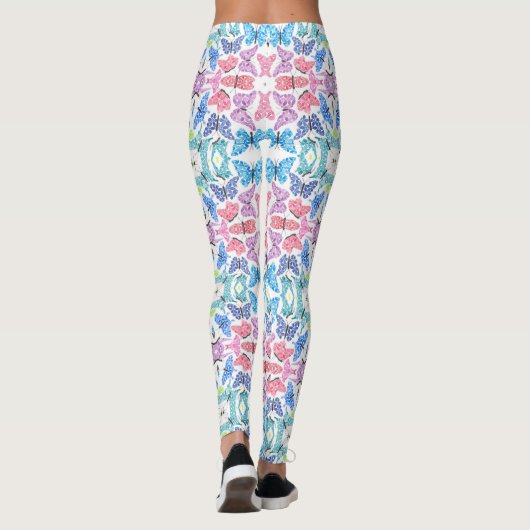 Butterfly Mosaic Leggings レギンス (裏面)