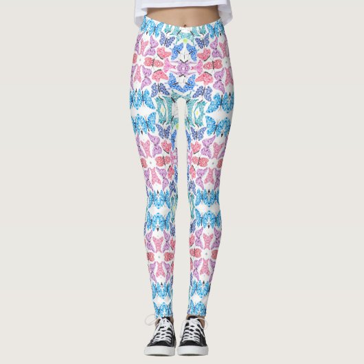 Butterfly Mosaic Leggings レギンス (正面)