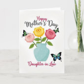 Butterfly Mothers Day Greet Card カード (正面)