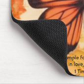 Butterfly Mouse Pad 1 Timothy 4:12 マウスパッド (コーナー)