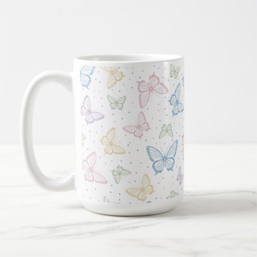 Butterfly Mug コーヒーマグカップ (左)