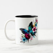 Butterfly mug ツートーンマグカップ (左)