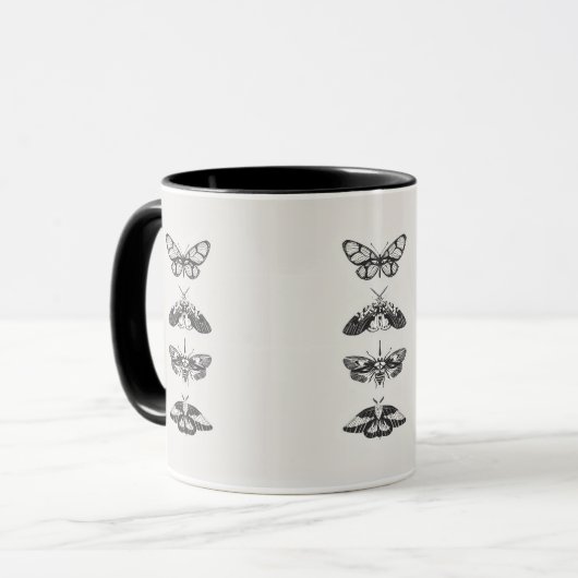 Butterfly mug 2 マグカップ (正面左)