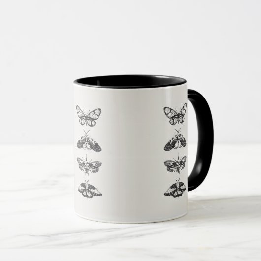 Butterfly mug 2 マグカップ (正面右)