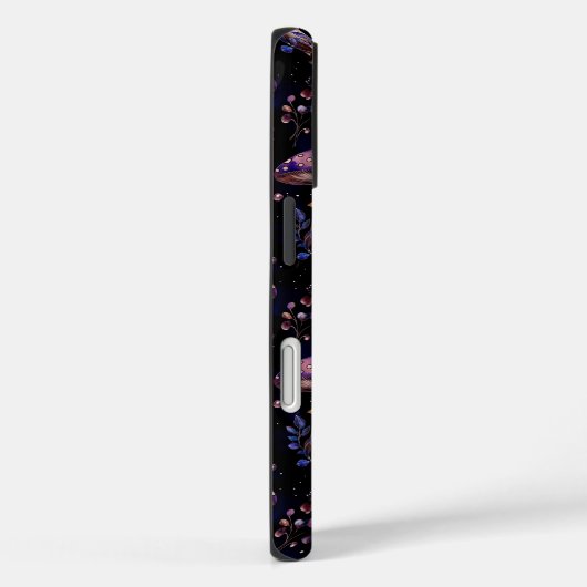 Butterfly Mushroom Floral Dark Witchy Pattern Case-Mate iPhoneケース (裏面 / 右)
