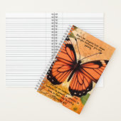 Butterfly Notebook 1 Timothy 4:12 ノートブック (内側)