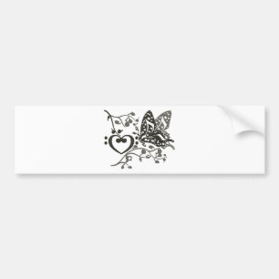 Butterfly_Notes バンパーステッカー