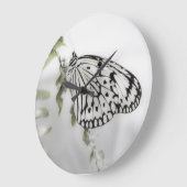 Butterfly on a branch ラージ壁時計 (傾斜)