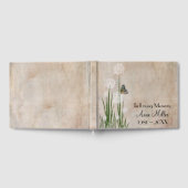 Butterfly on a Puff Flower Memorial Service ゲストブック (全面)