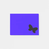 Butterfly on Blue Post It Note ポストイット (正面)