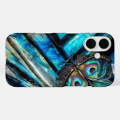 Butterfly on labradorite Case-Mate iPhoneケース (裏面 (横))