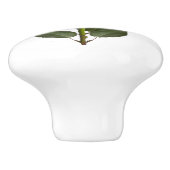 Butterfly on Rose Ceramic Cabinet and Drawer Pull セラミックノブ (側面)