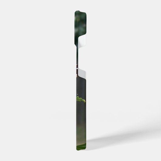 Butterfly on Rose of Sharon iPhone Case iPhoneケース (左側面)