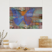 Butterfly on the wall ポスター (キッチン)